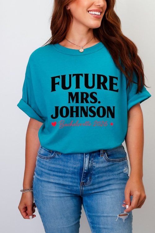 Personalized Future Mrs Shirt Custom Bride To Be T