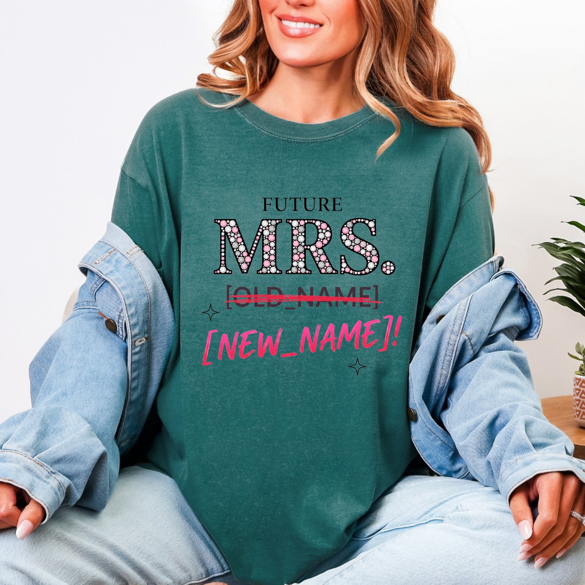 Personalized Future Mrs Shirt Custom Bride To Be Tee Dainty tshirt