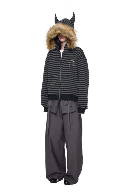 Pocket Wide-Leg Pants