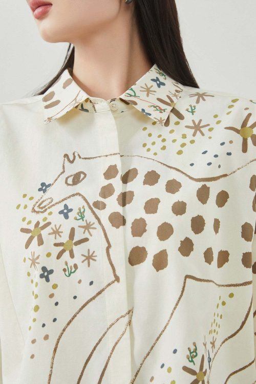 Pony Print Long-Sleeve Shirt