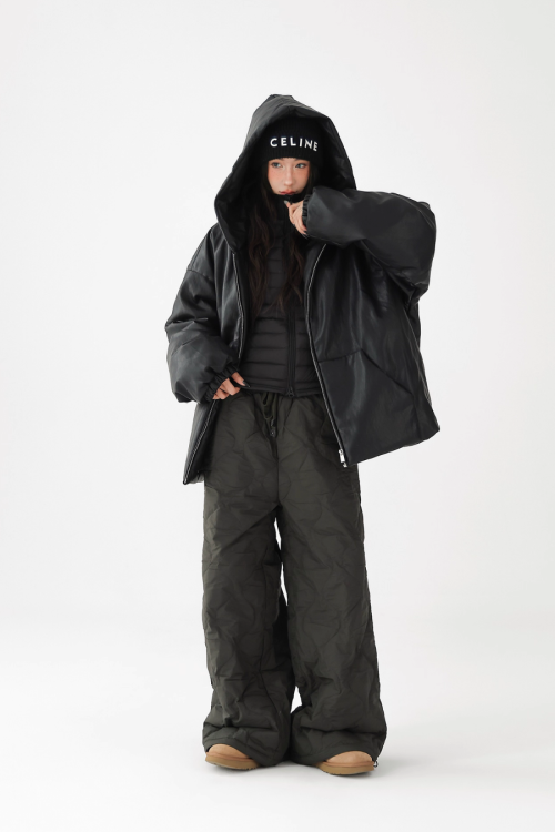 Quilted Loose Casual Pants