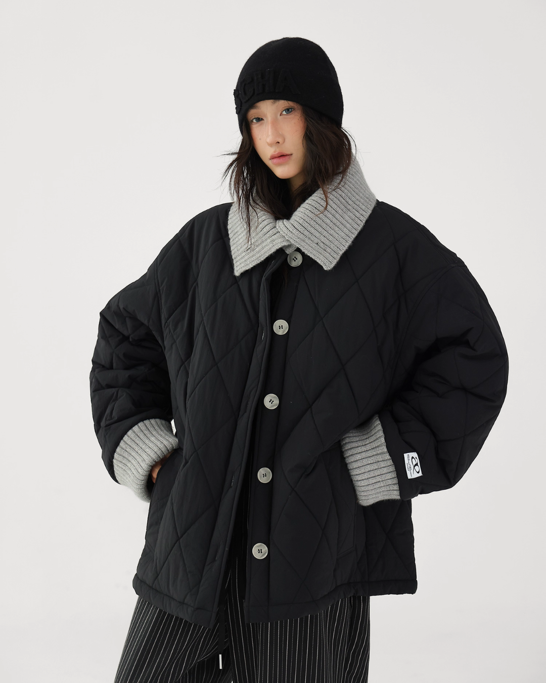 Quilted Loose Cotton Coat