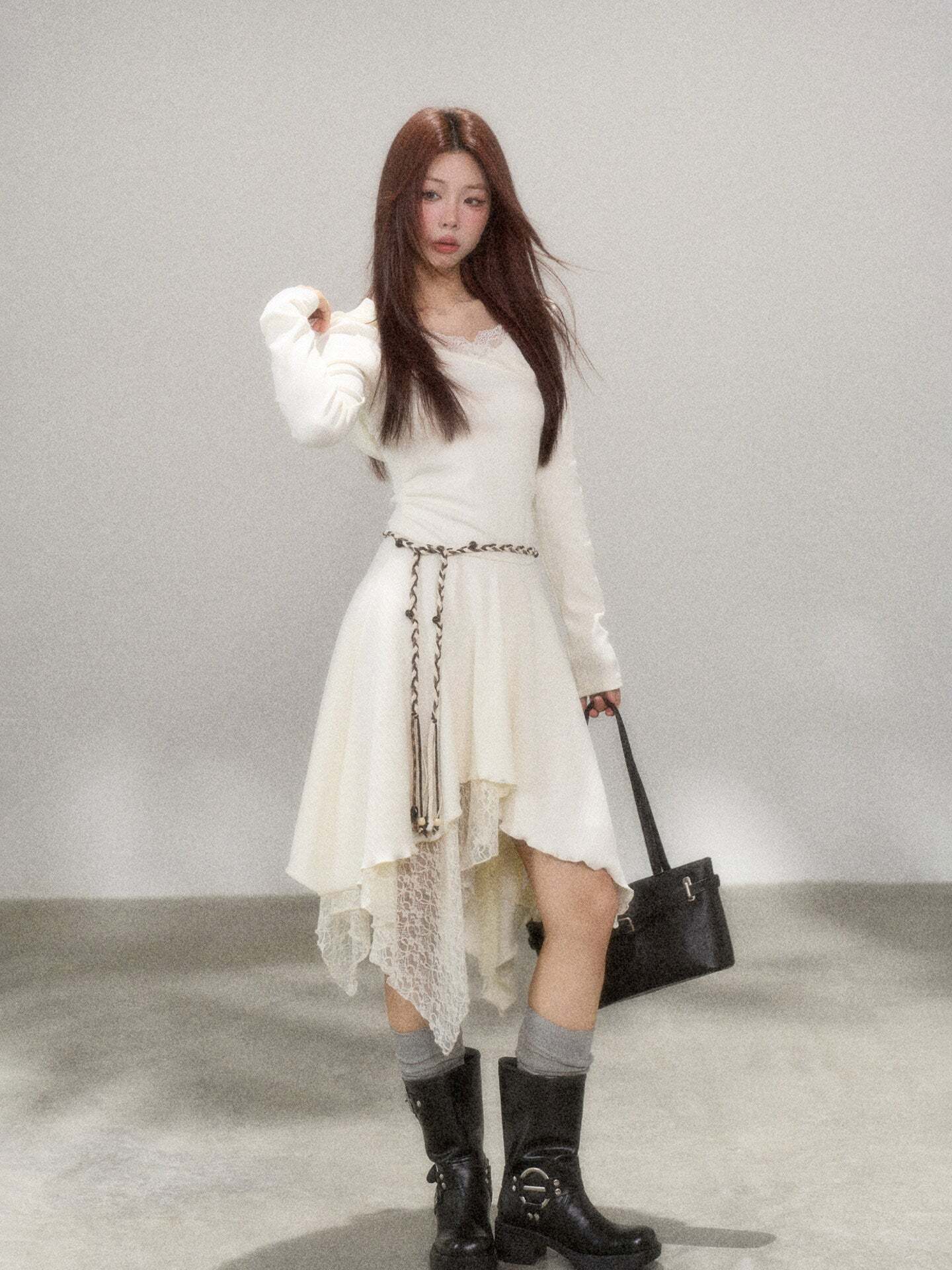 Race Ilehem Long Sleeve Dress