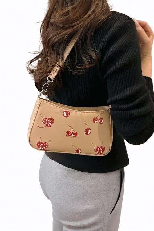 Red Cherry Shoulder Bag for Pin Display