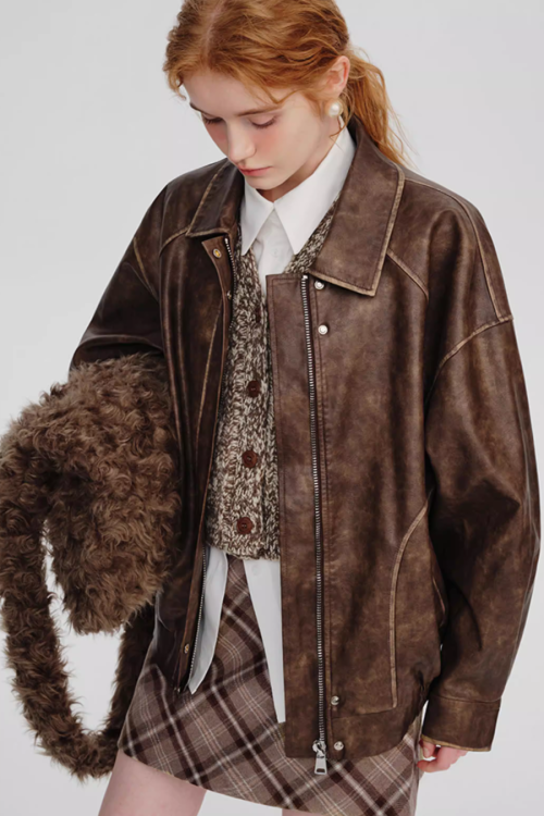 Retro Biker Jacket