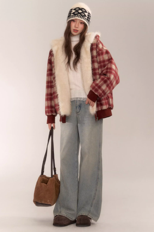 Reversible Check Fleece Jacket