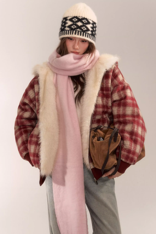 Reversible Check Fleece Jacket