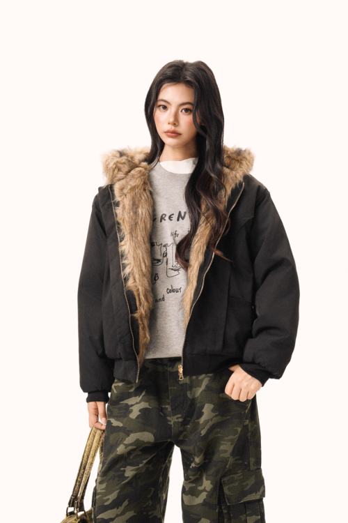 Reversible Fur Jacket