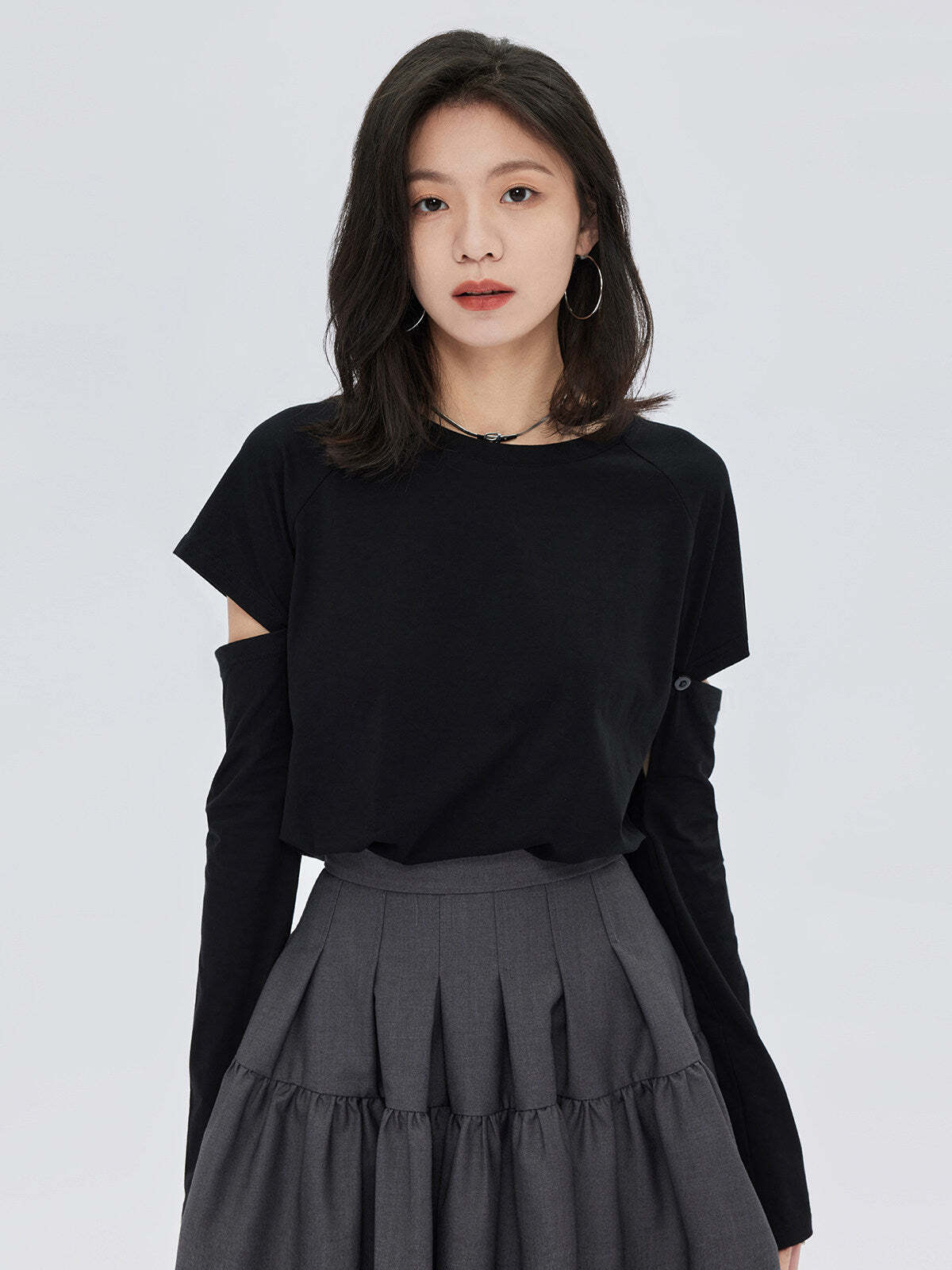 Round Neck Long Sleeve T-Shirt