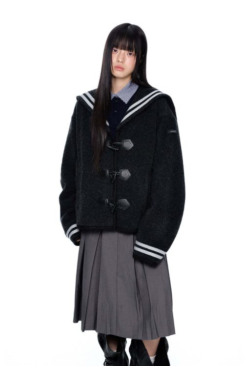 Sailor Collar Duffle Coat
