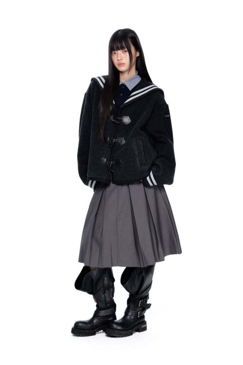 Sailor Collar Duffle Coat