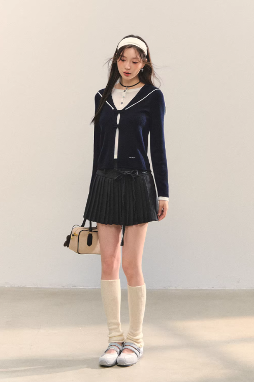 Sailor Collar Layered-Style Top