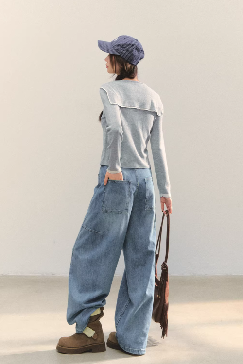 Sailor Collar Layered-Style Top