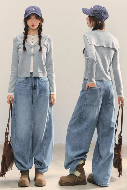 Sailor Collar Layered-Style Top