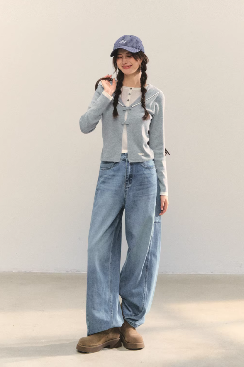 Sailor Collar Layered-Style Top