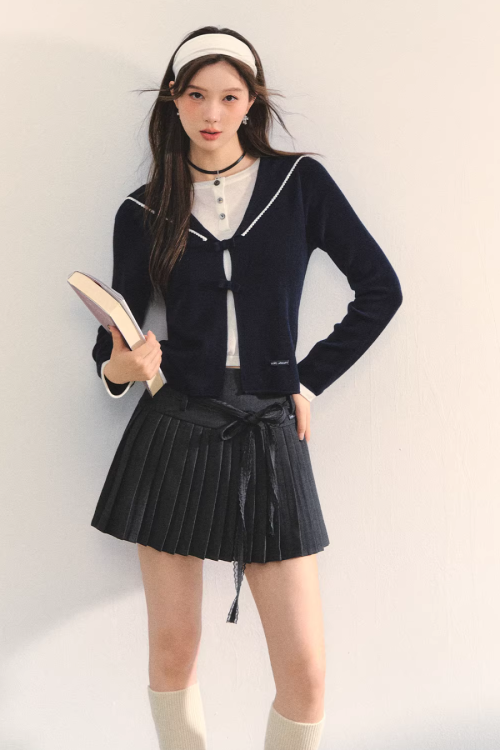 Sailor Collar Layered-Style Top