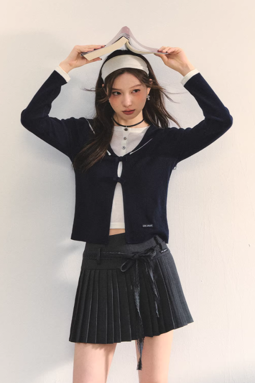 Sailor Collar Layered-Style Top