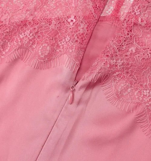 Satin Halter Neck Maxi Dress