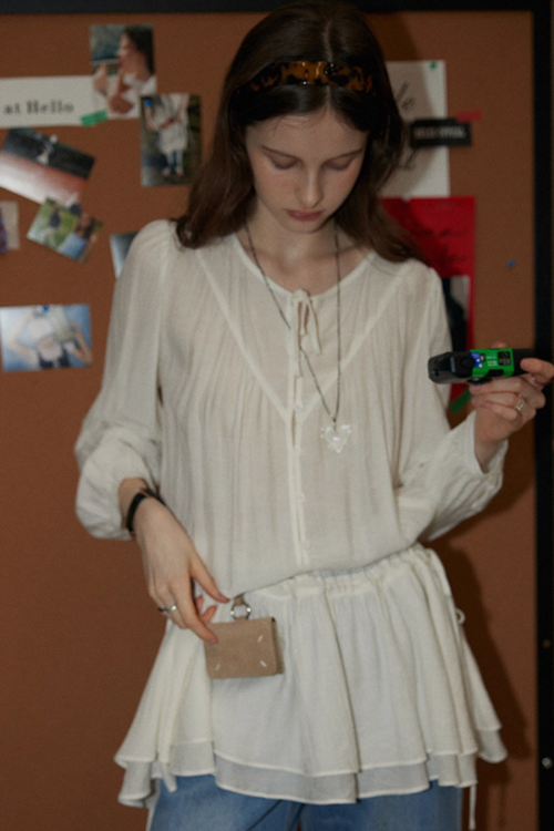 Sheer Blouse Tunic