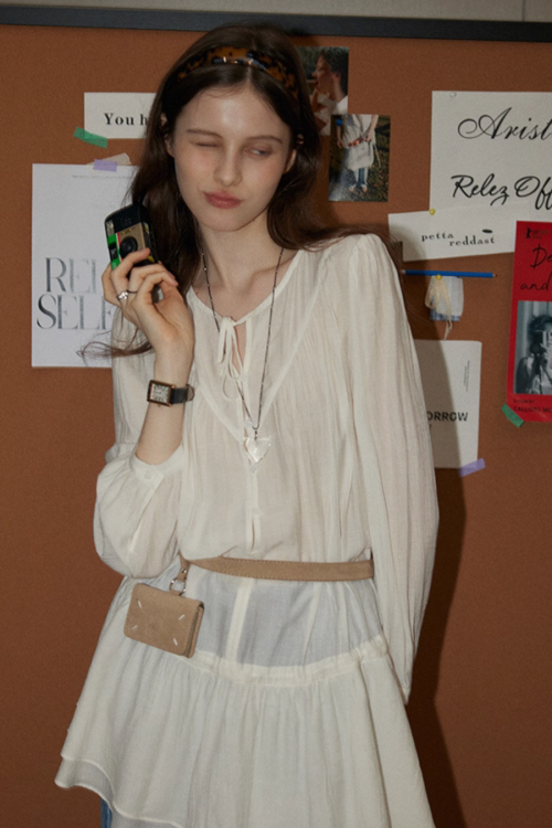 Sheer Blouse Tunic