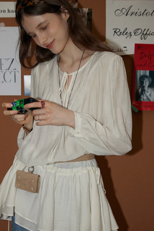 Sheer Blouse Tunic
