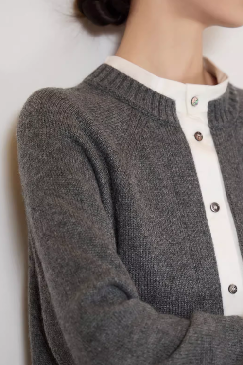 Shirt Docking Knit Top