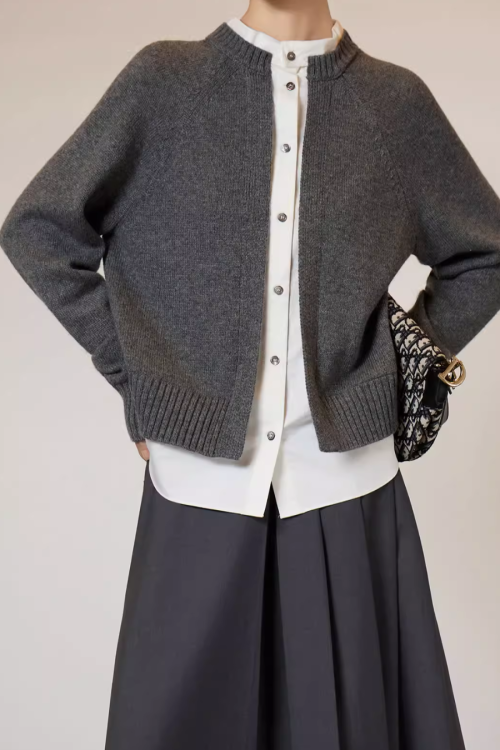 Shirt Docking Knit Top