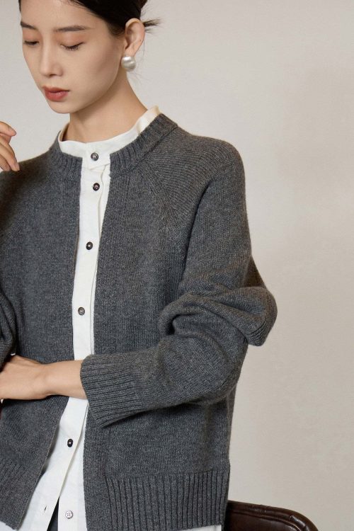 Shirt Docking Knit Top