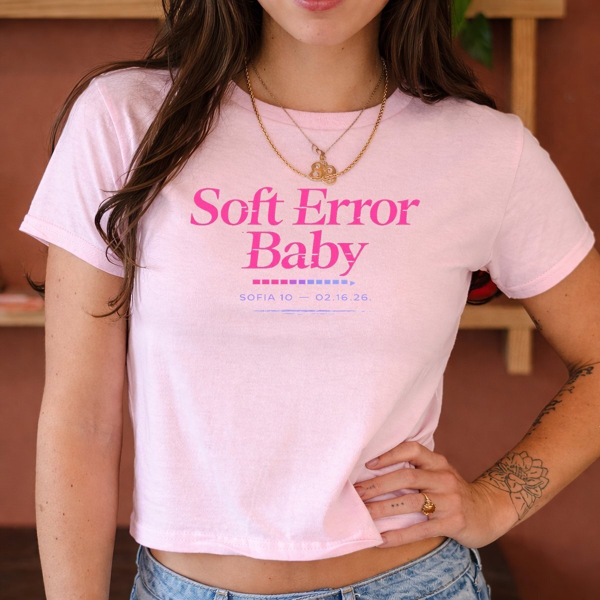 silly goose mix baby tee