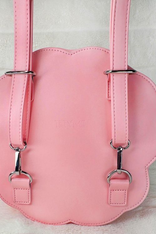 Silver Ita Bag with Clear Window for Pin Display