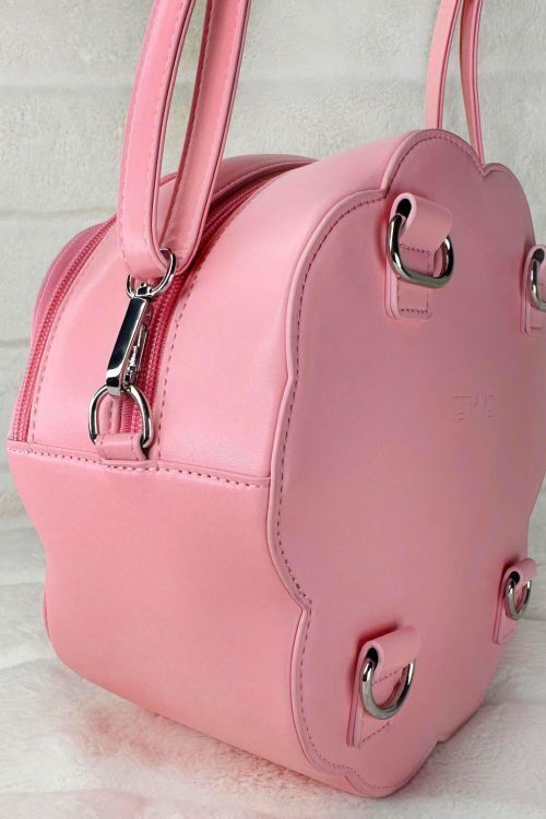 Silver Ita Bag with Clear Window for Pin Display