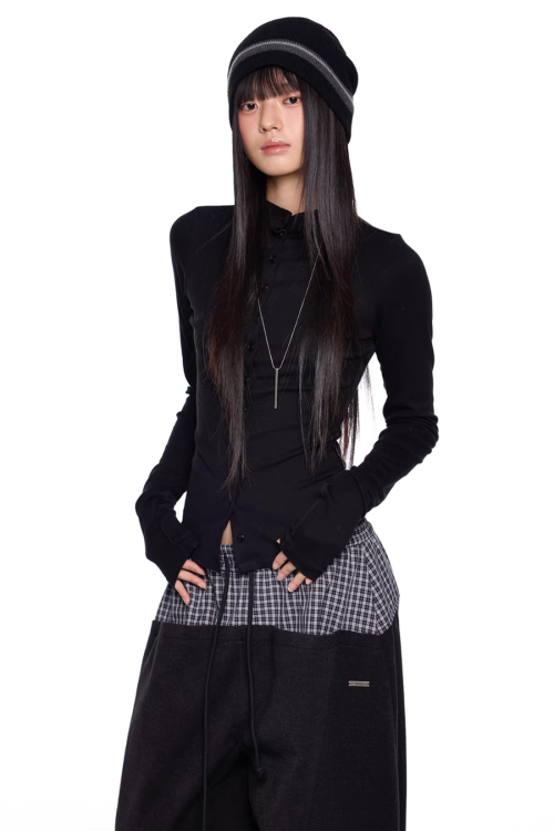 Slim-Fit Layer Top