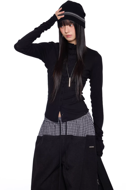 Slim-Fit Layer Top