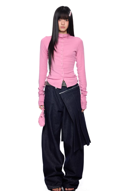 Slim-Fit Layer Top