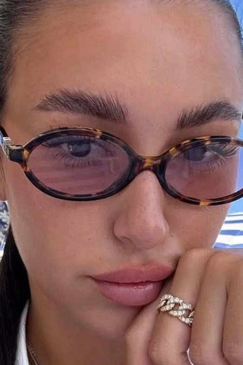 Slim Oval Sunglasses