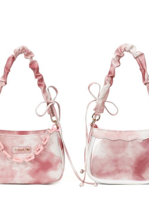Small Convertible Ita Bag with Clear Window for Pin Display