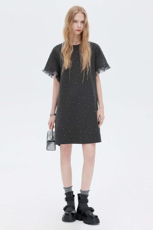 Sparkly T-Shirt Dress