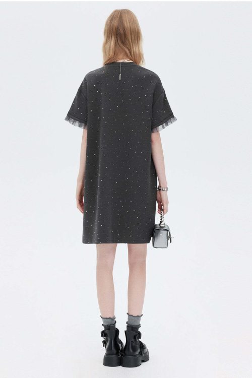 Sparkly T-Shirt Dress