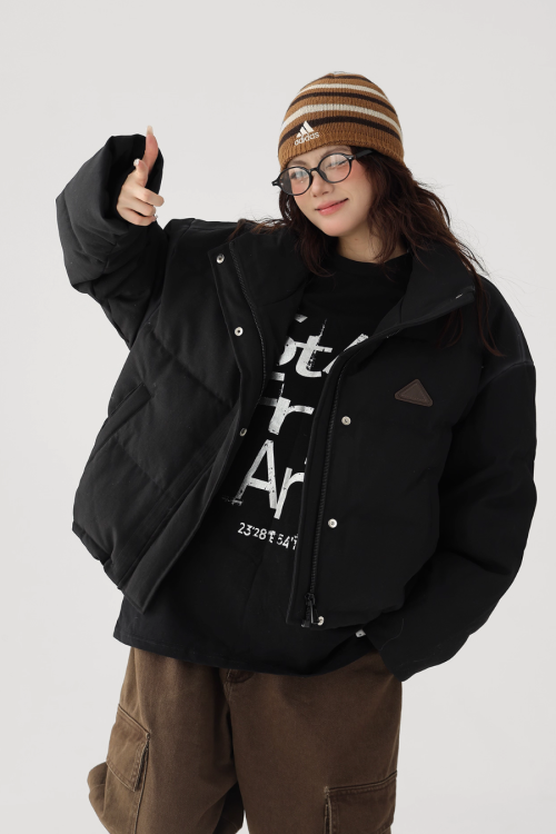 Stand Collar Compact Down Jacket