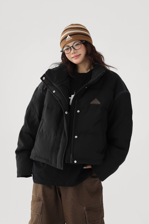 Stand Collar Compact Down Jacket
