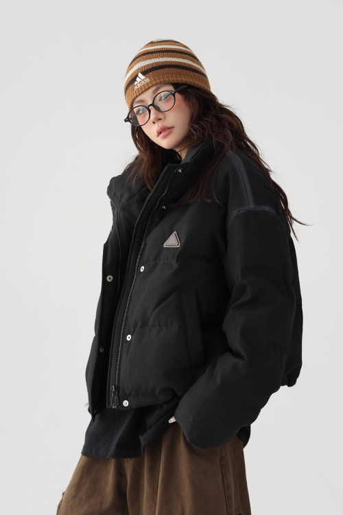 Stand Collar Compact Down Jacket