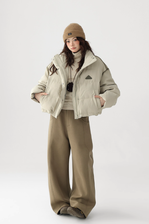 Stand Collar Compact Down Jacket