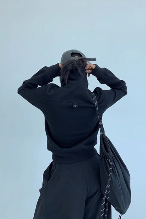 Stand Collar Compact Jacket