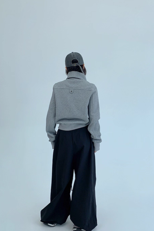 Stand Collar Compact Jacket