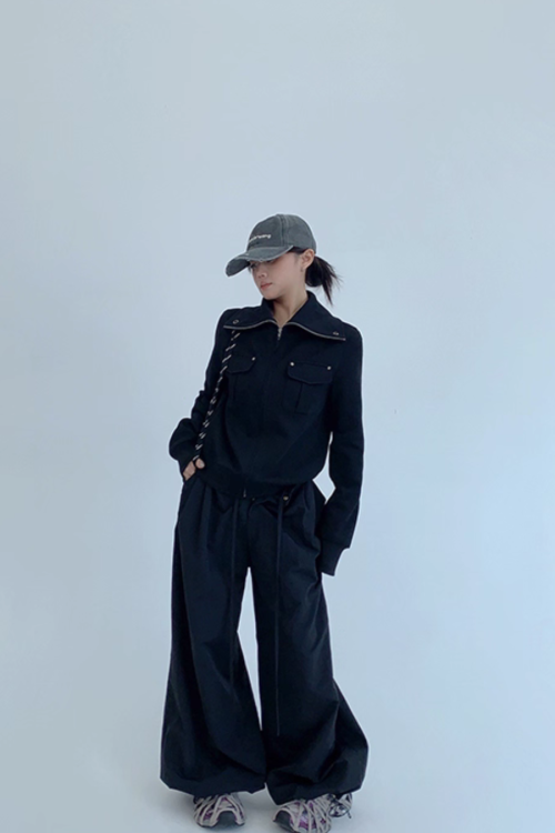 Stand Collar Compact Jacket