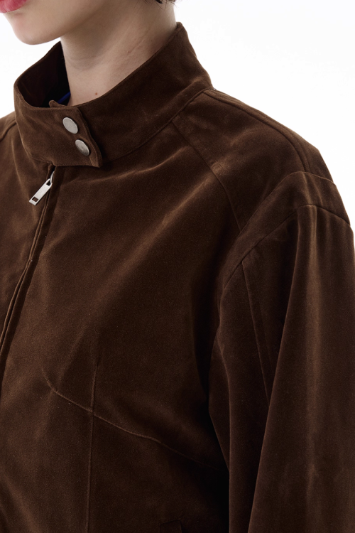 Stand Collar Zip Jacket