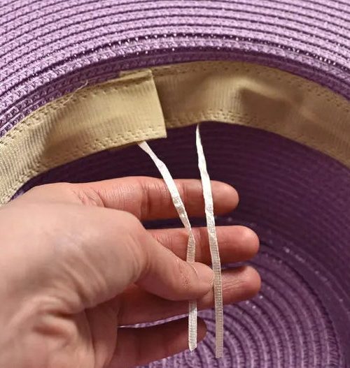 Straw Boater Swim Hat