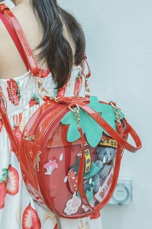 Strawberry Ita Bag with Included Insert