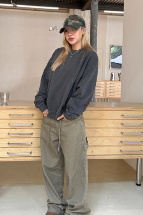 Stree Wide Cargo Pants