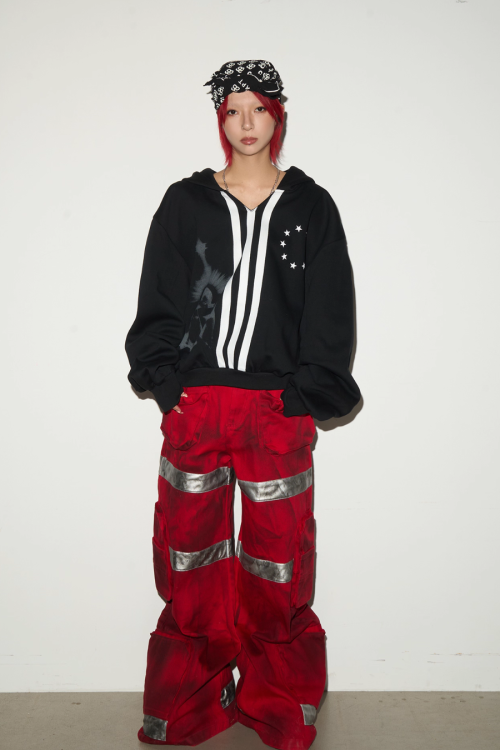 Street Dark Dirty Cargo Pants